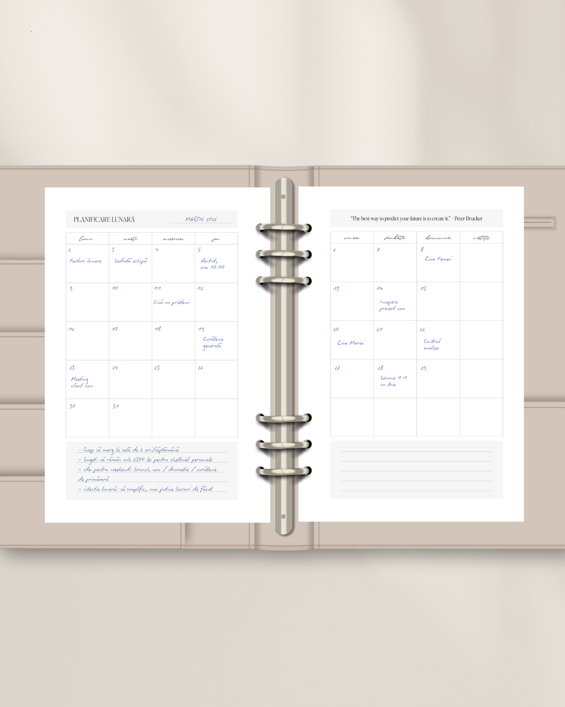 The Seasons - Planificator reîncărcabil