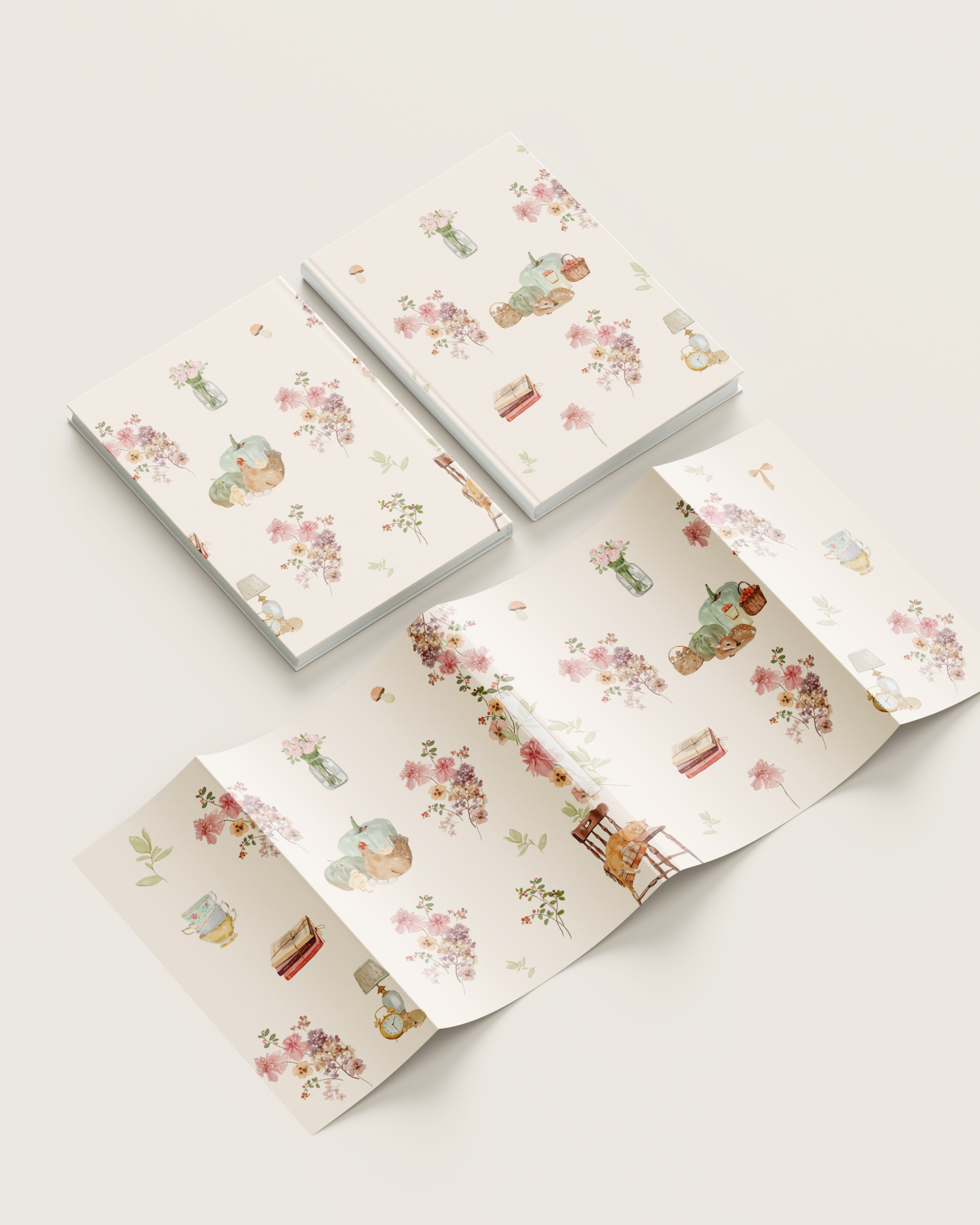 The Cottage - Coperți Cărți Set de 3