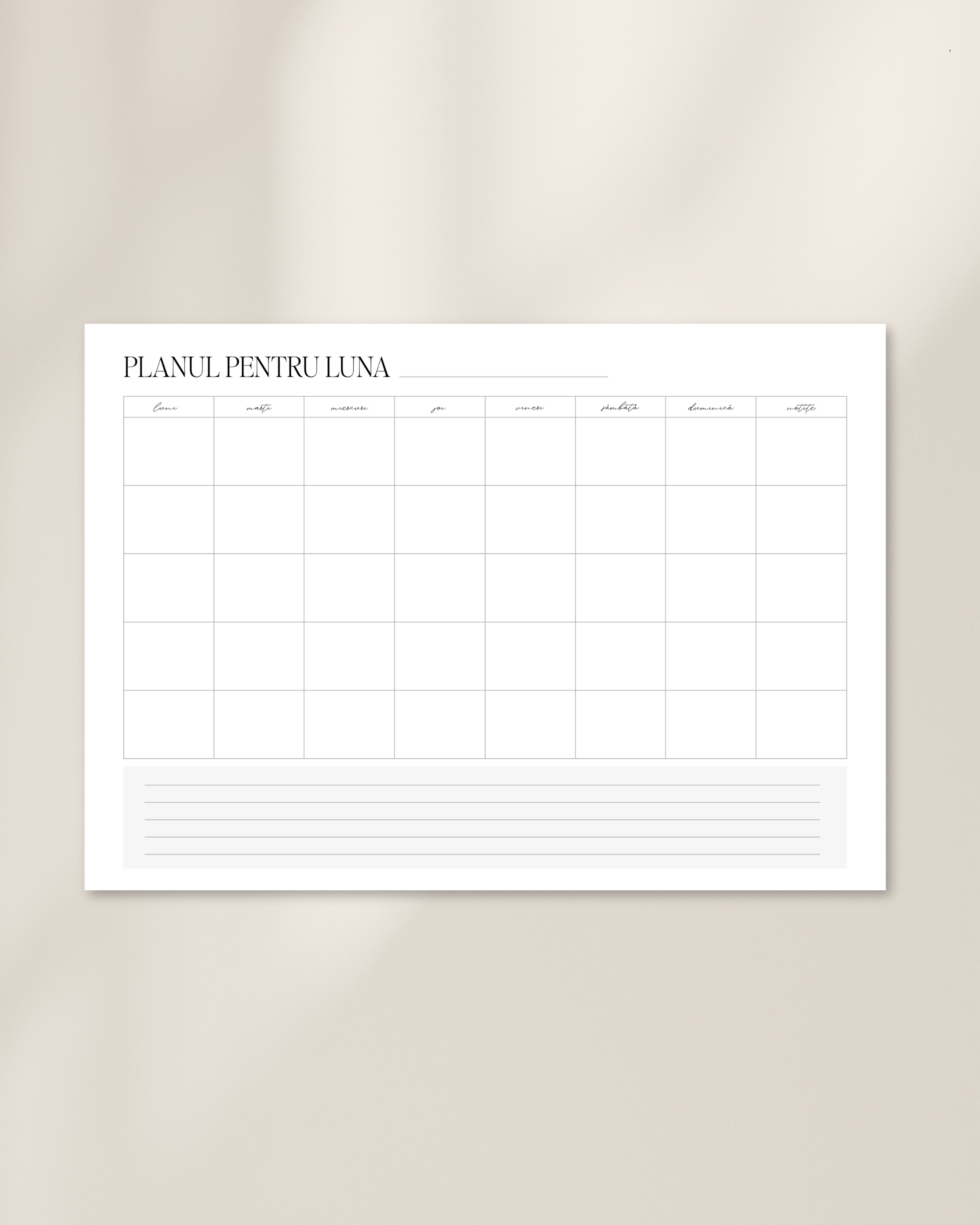 Planificator Lunar